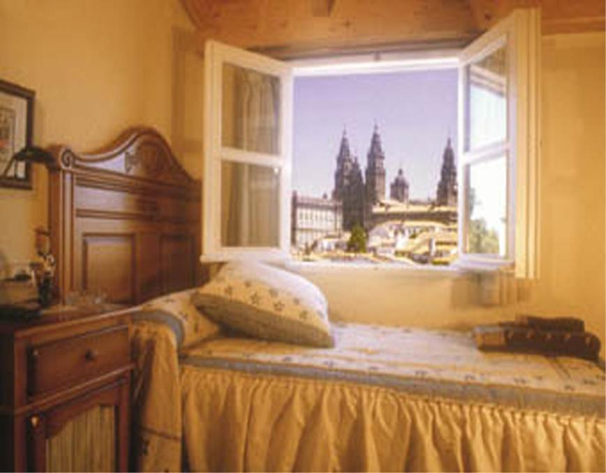 Hostal Alfonso Hotel Santiago de Compostela Ruang foto